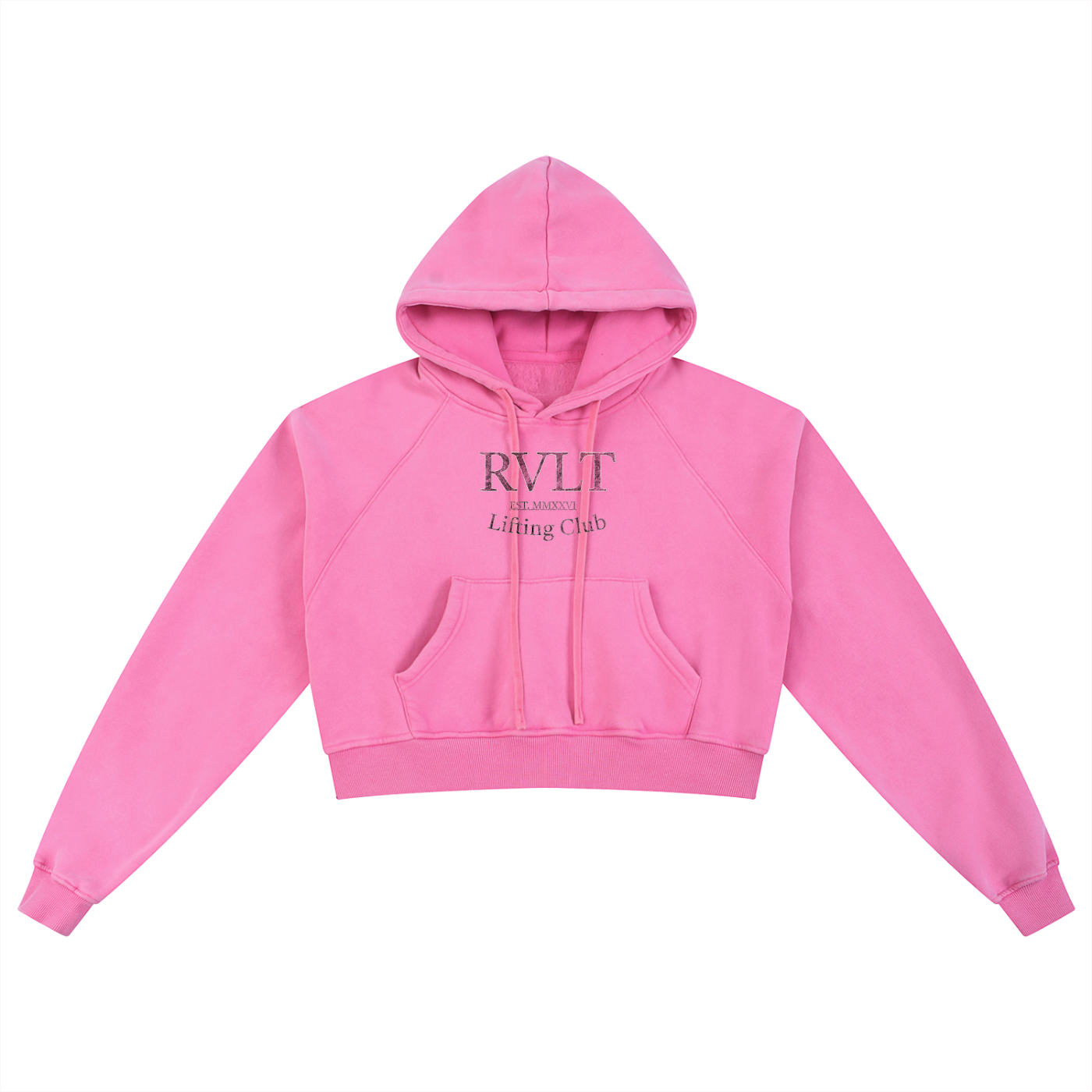 RVLT Cropped Hoodie