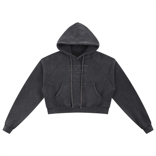 RVLT Cropped Hoodie